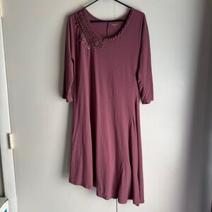 garnet hill linen trapeze dress Knit Trapeze Dress